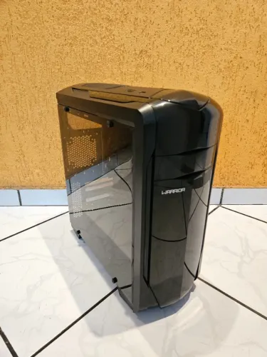 Gabinete Gamer Warrior GA155 Preto (Apenas Gabinete Vazio)