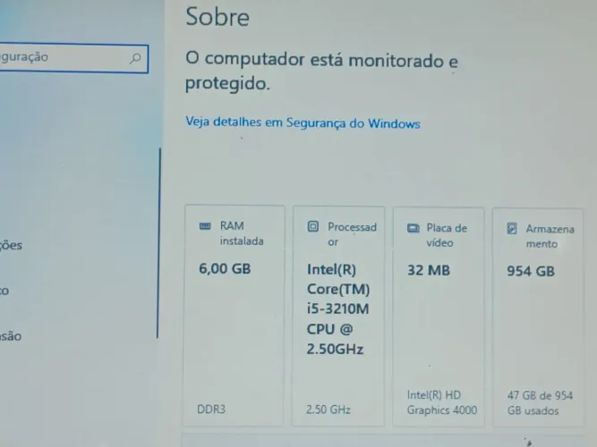 Notebook i5 6gb ram