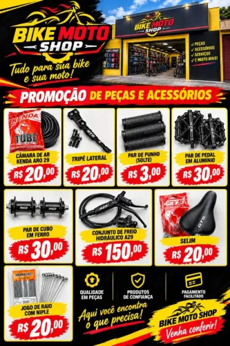 Loja de bike e motos