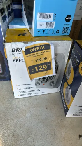 Aquecedor elétrico 127v