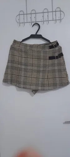 Shorts e Shorts Saia Linho 