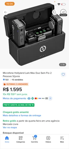 Microfone Hollyland