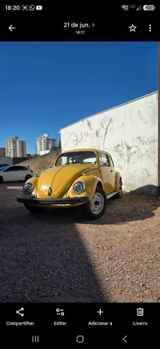 Volkswagen Fusca 1300 1974