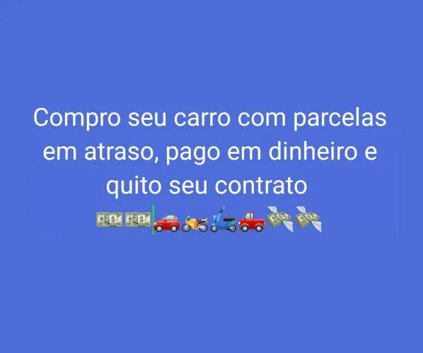 Tenho interesse em veículos financiados com parcelas em atraso