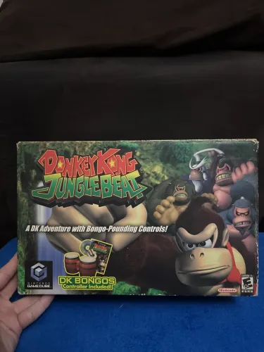 Bongos Game Cube na caixa