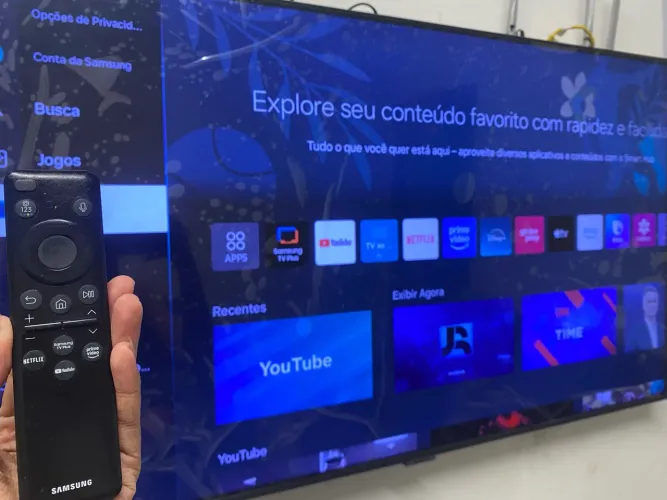 Smart Tv Samsung 43 na caixa