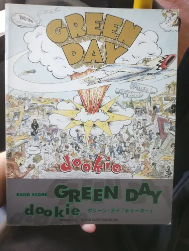 Livro Green Day Dookie de Partitura Importado do Japão de 1994