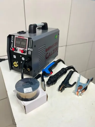 maquina de solda easymig 200 220v galzer entrega gratis