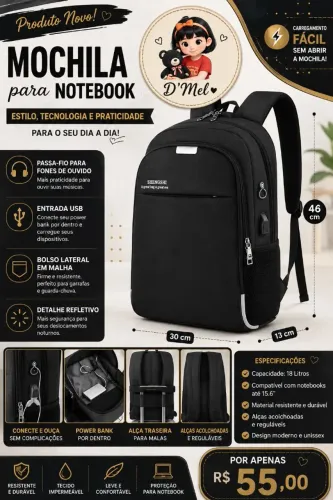 Mochila para Notebook