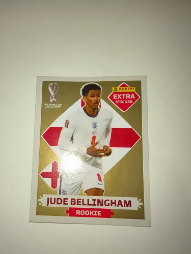 Figurinha LEGEND OURO do Bellingham 2022, perfeito estado e conservada