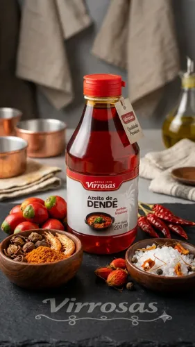 O Azeite de Dendê Virrosas 200ml