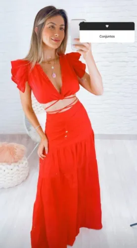 Vestido vermelho