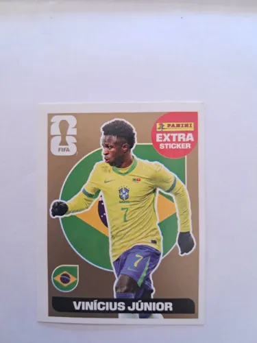 Figurinha da copa 2026 Vini Junior Lengend Ouro