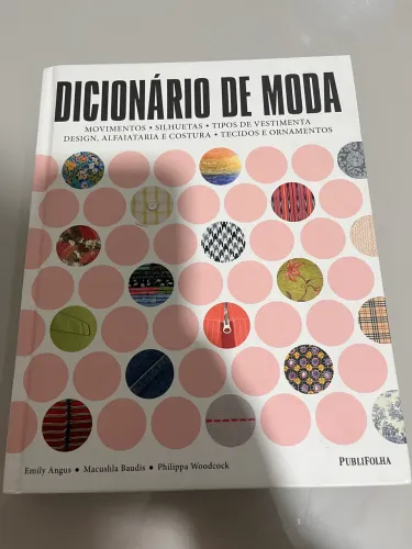 Livro dicionário de moda capa dura
