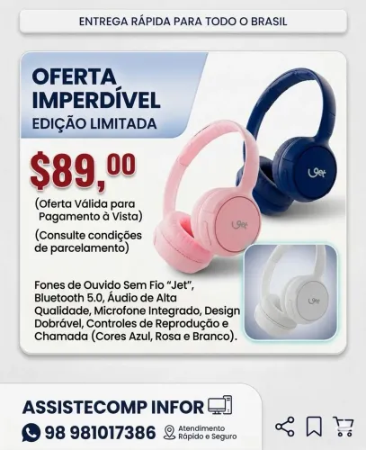 Fone bluetooth Get