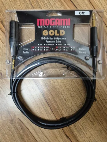 Cabo Mogami Gold TRS-XLRM-06 ft