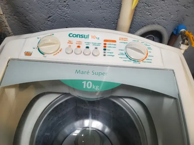Máquina de Lavar Consul Maré Super 10kg - Para Conserto ou Peças<br><br>