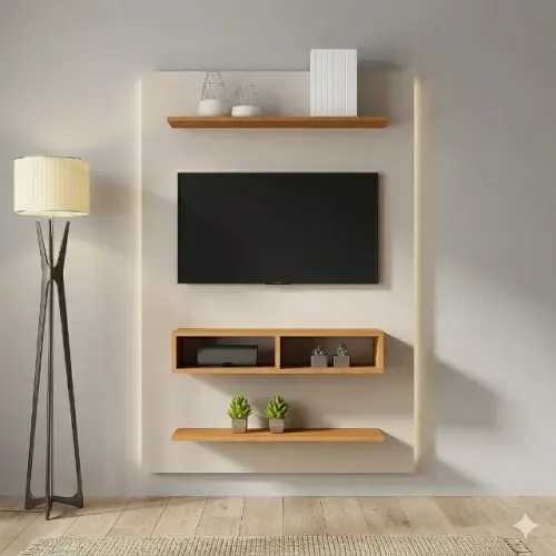 Novo! - Painel Byte Off White/Mel