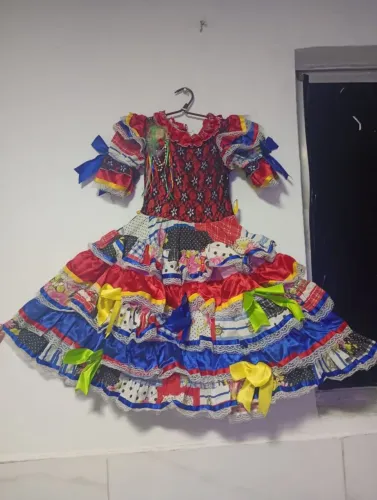 Vestido de quadrilha 
