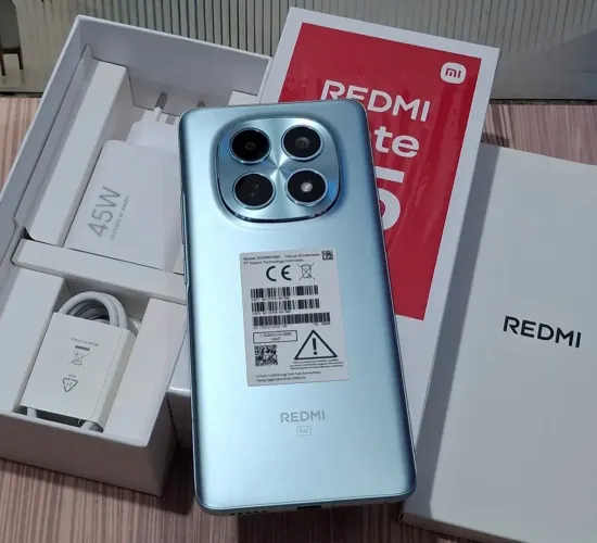 Celular Xiaomi Redmi 15 5G NFC 256GB/08GB RAM AZUL NOVO GARANTIA