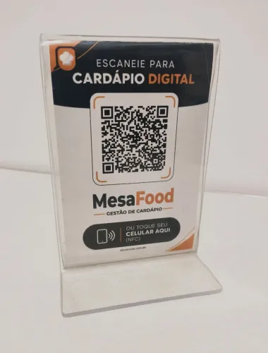 Expositor para restaurante em acrílico