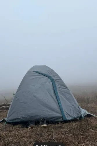Barraca de Camping Para 2 Pessoas MH100 Quechua Cinza