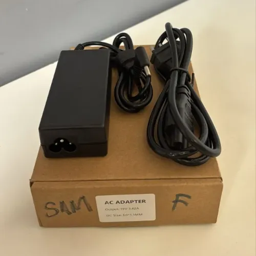CARREGADOR NOTEBOOK SAMSUNG PONTA FINA 19V