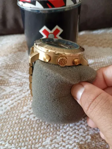 Relógio( xgames Orient ) pulseira de aço aprova da água até 100mt