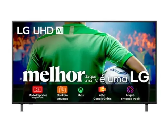 Smart TV 60 4K UHD AI 60UA8550PSA LG Charcoal black