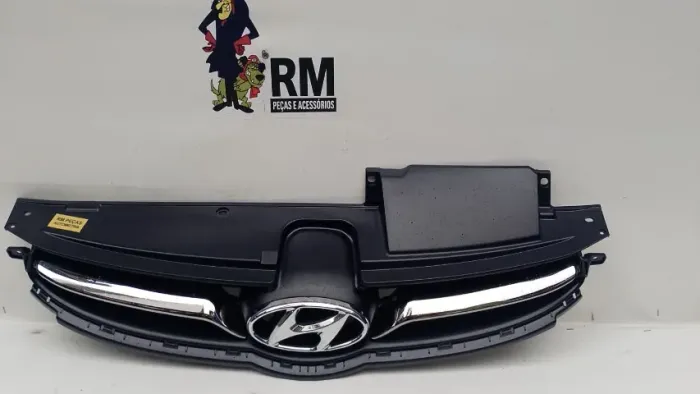 Grade Dianteira Hyundai Elantra 2011 2012 2013 2014 2015 Preto Brilhante