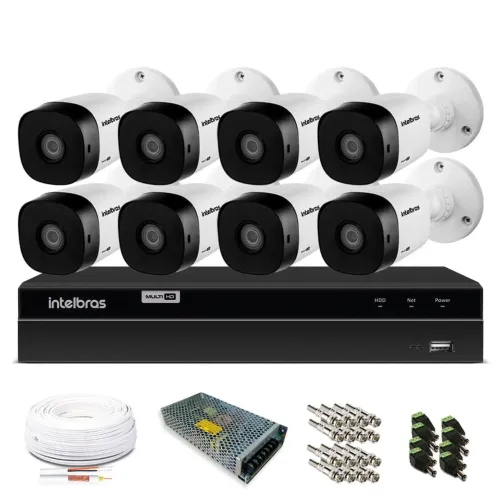 KIT CFTV INTELBRAS INSTALAÇÃO INCLUSA