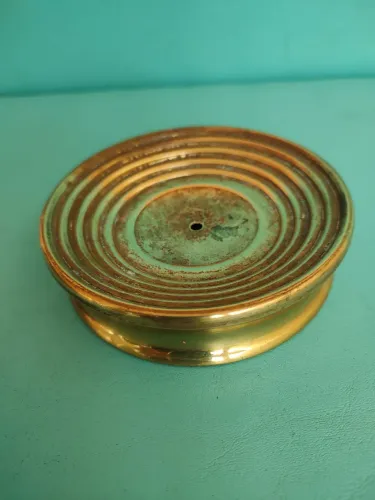Porta incenso latão vintage 