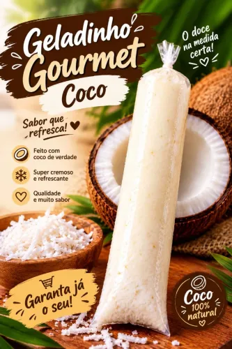 Geladinho gourmet