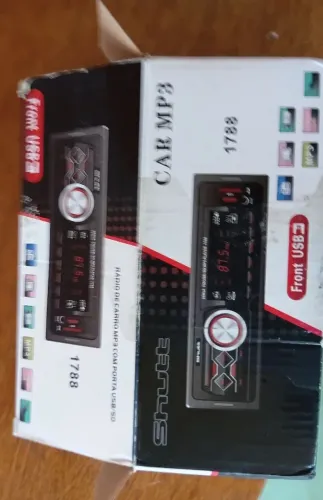 Rádio MP3 para carro, novo na caixa