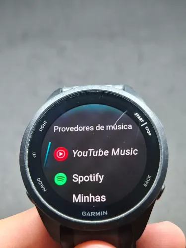 Garmin 165 music