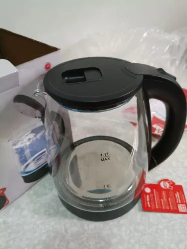 Chaleira elétrica kian de vidro 1,7L nova lacrada nunca usada