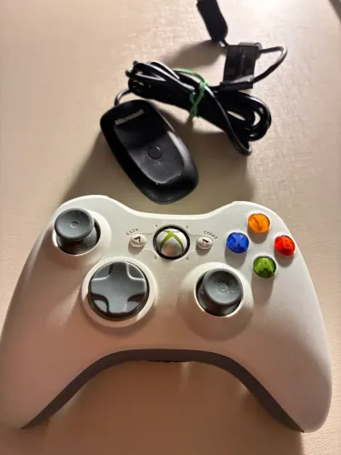Controle Xbox 360 com adaptador wireless (ORIGINAIS)