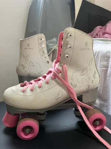 Patins feminino rosa