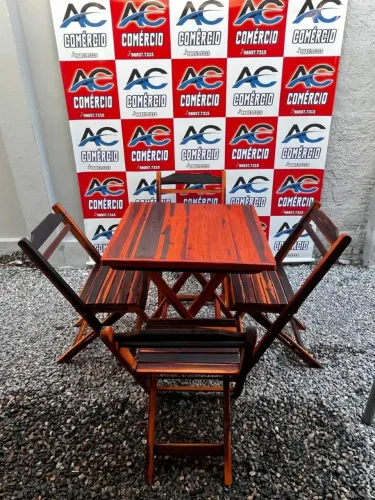 PROMOÇÃO DE CONJUNTO DE MADEIRA