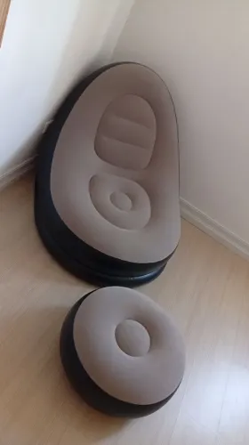 Poltrona Inflável Cinza