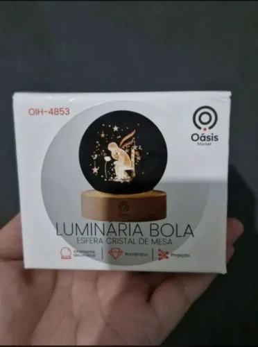 Luminária de mesa o pequeno príncipe e a rosa 
