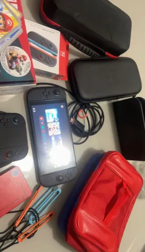Nintendo Switch 2 com 4 Controles, Jogos fisicos + Brindes