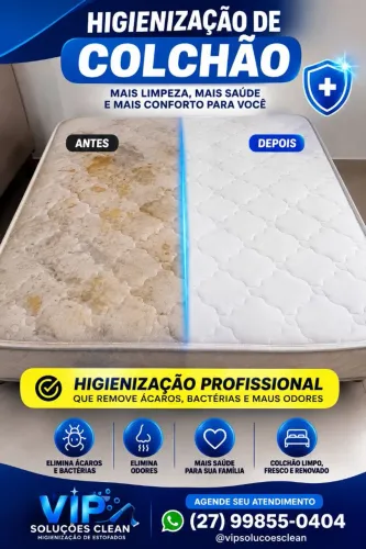 Higienização profissional de estofados