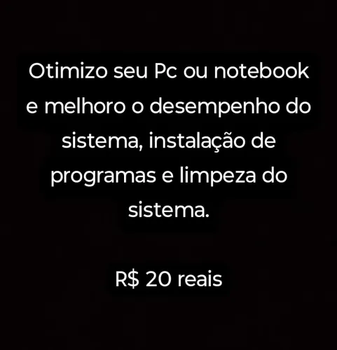 Otimizo seu Pc e melhoro o desempenho 