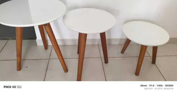 Trio de mesinhas