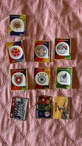 Figurinhas brilhantes da copa26