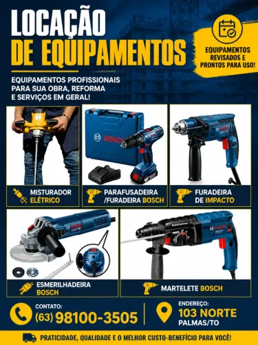 Locação de ferramentas