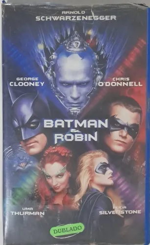 Vhs Batman E Robin - Dublado - Leia Descrição (Usado)