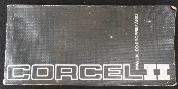 Manual da capa Corcel ll 1978 e 1980