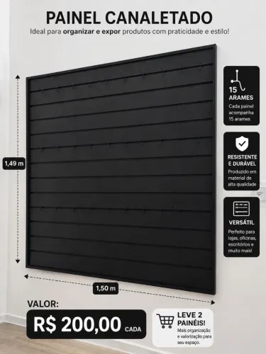 Painel Canelado
